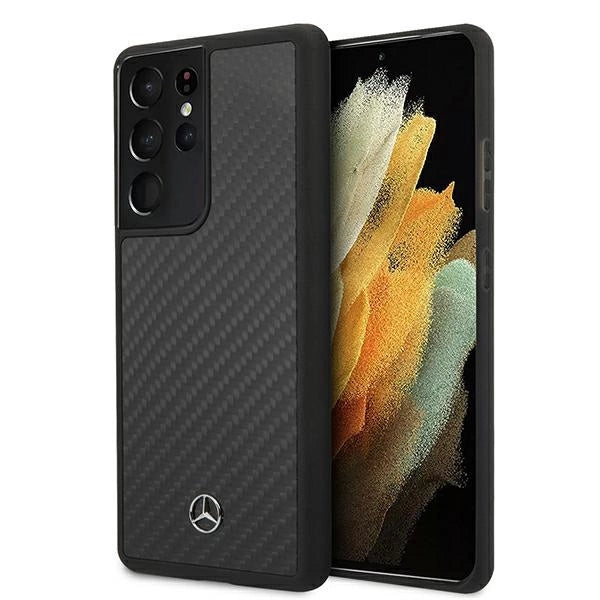 Mercedes MEHCS21LRCABK S21 Ultra G998 sort/sort carbon hardcase Dynamic Line