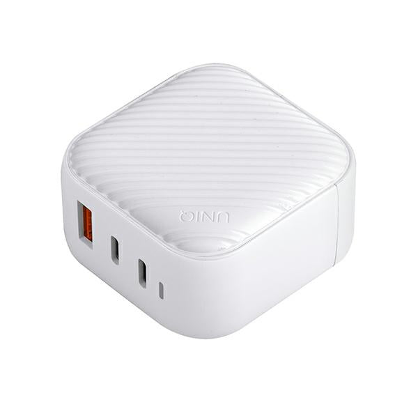 Uniq Verge Pro 66W GaN USB-C vægoplader - hvid