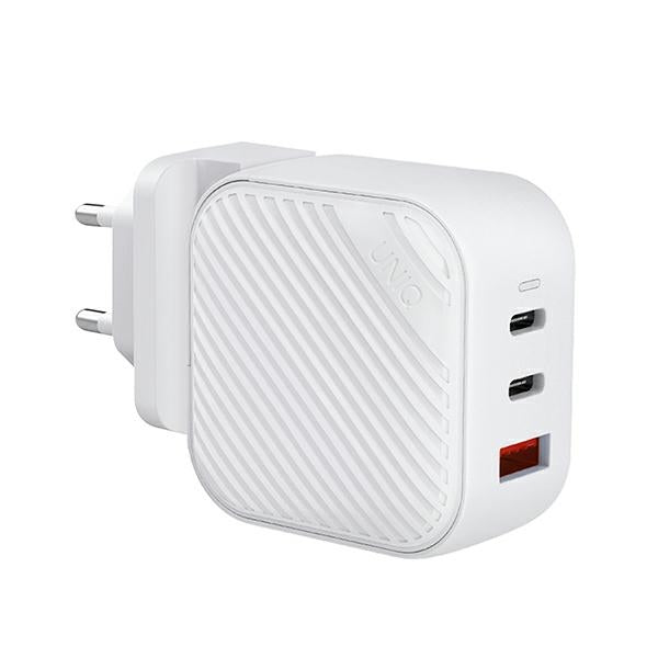 Uniq Verge Pro 66W GaN USB-C vægoplader - hvid