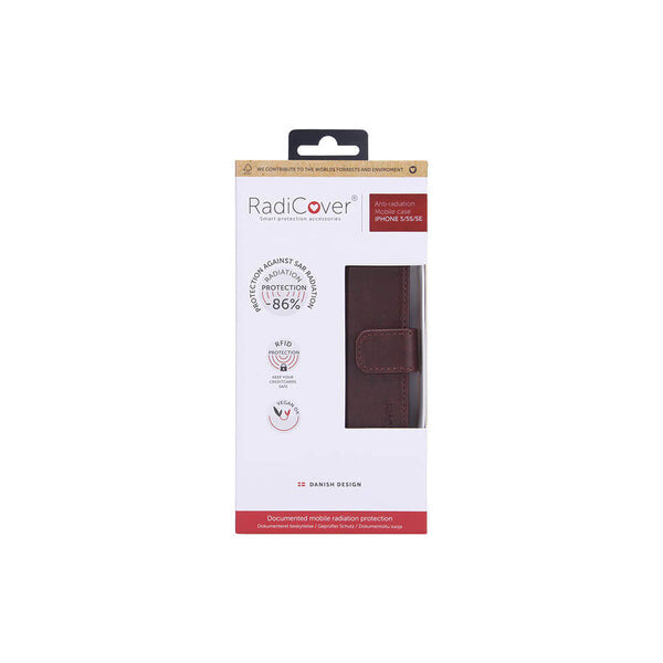 Radicover 587024 mobiltelefon etui 12,7 cm (5") Tegnebogsetui Brun