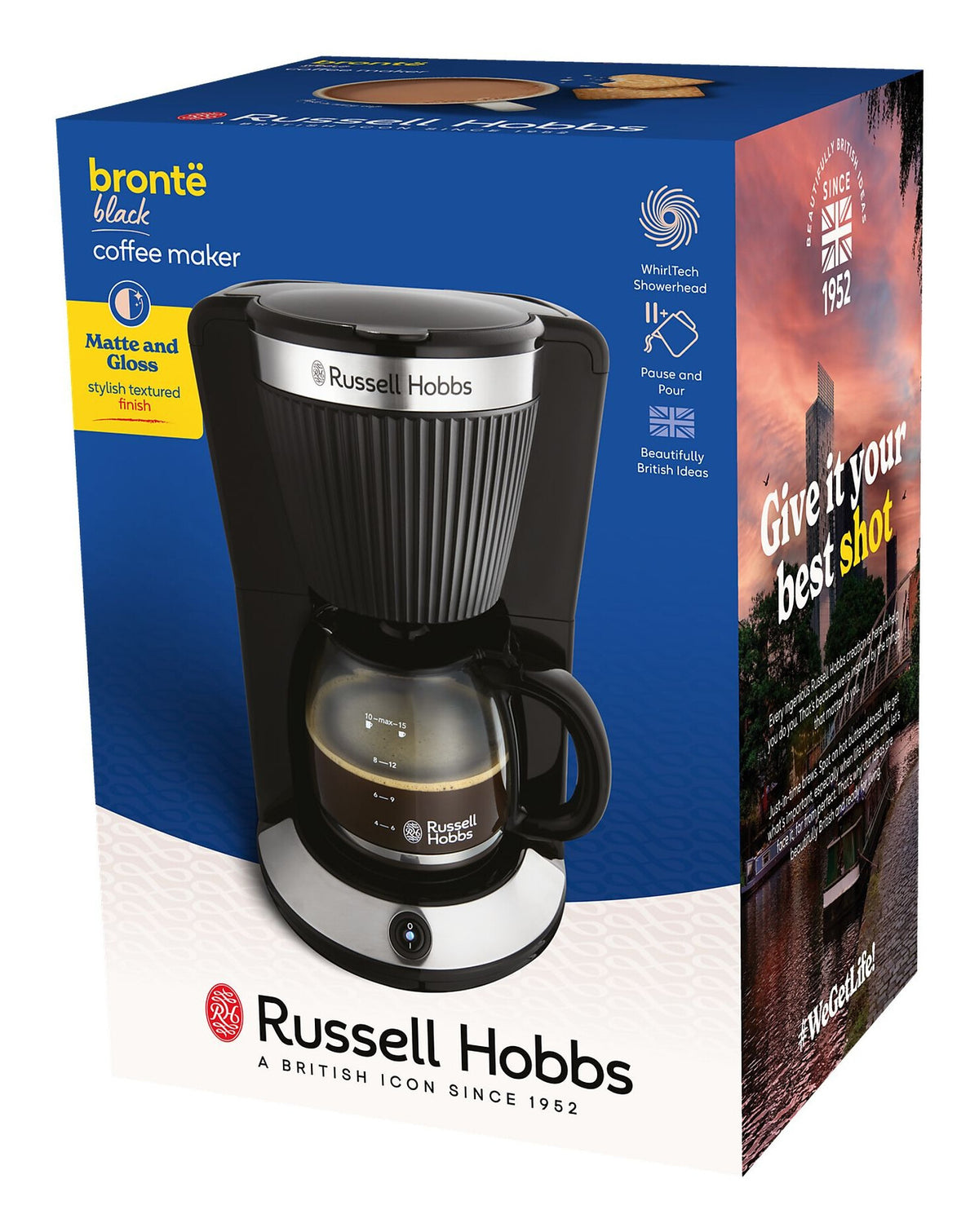 Russell Hobbs Brontë Semi-auto Filter kaffemaskine 1,25 L