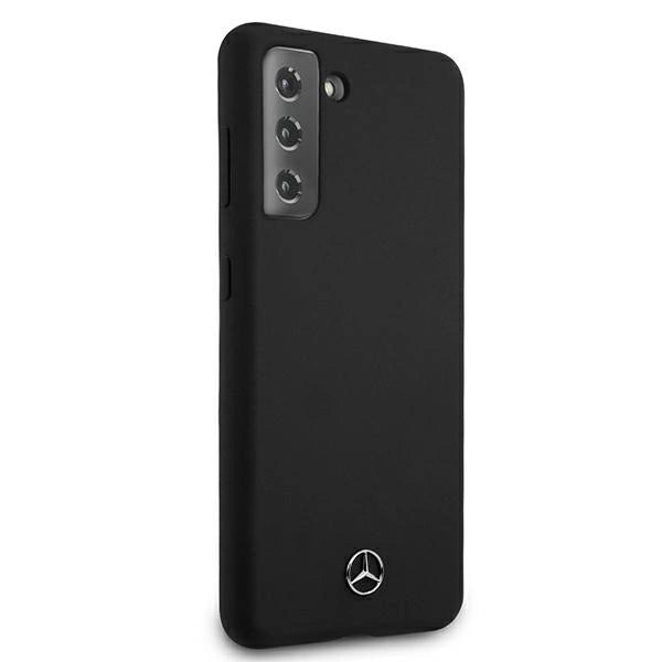 Mercedes MEHCS21SSILBK S21 G991 sort/sort hardcase Silicone Line