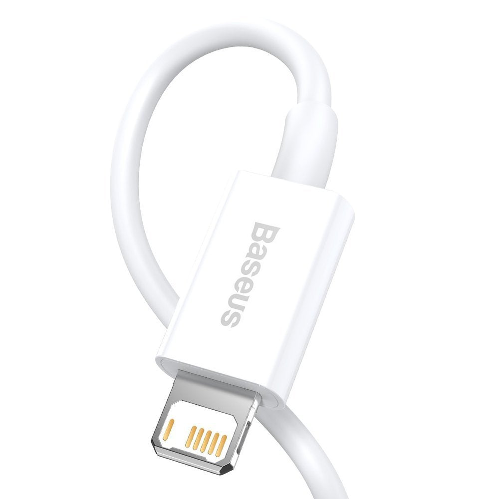 Baseus Superior USB - Lightning kabel 2,4A 1,5 m Hvid (CALYS-B02)