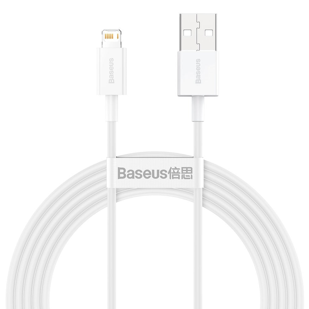 Baseus Superior USB - Lightning 2.4A 2 m cable White (CALYS-C02)