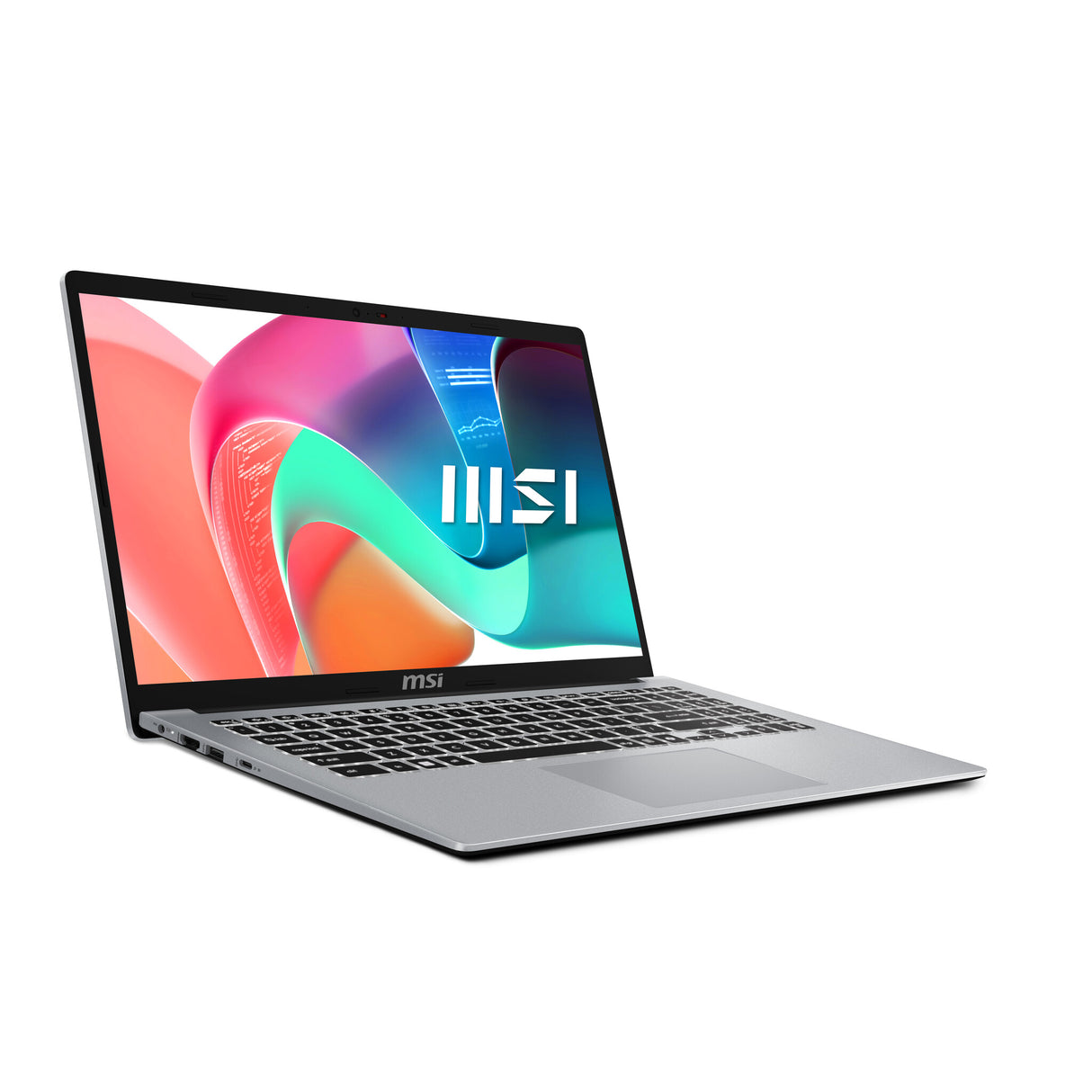 MSI Modern 15 F13MG-430NL Intel® Core™ i5 i5-1334U Laptop 39,6 cm (15.6") Fuld HD 16 GB DDR4-SDRAM 512 GB SSD Wi-Fi 6E (802.11ax) Windows 11 Home Sølv