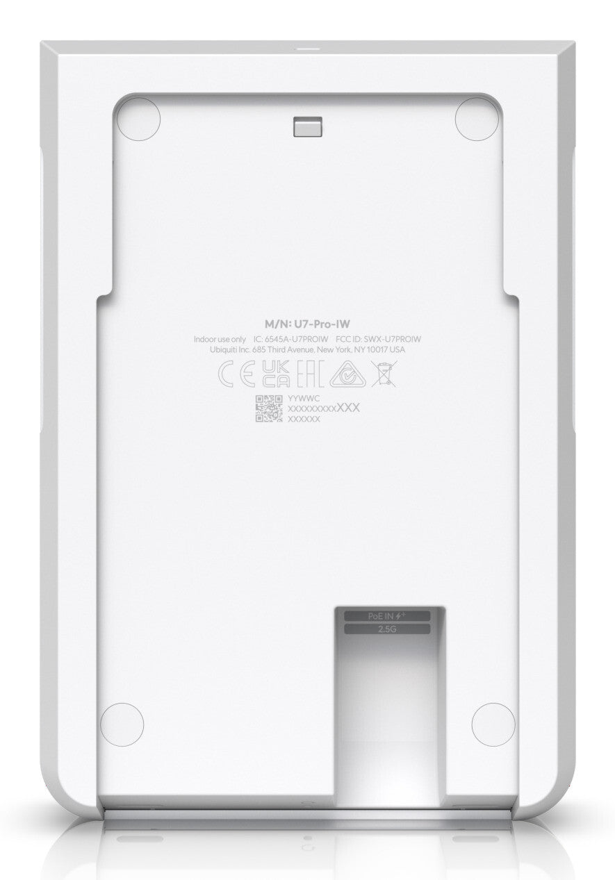 Ubiquiti U7 Pro Wall 5700 Mbit/s Hvid Strøm over Ethernet (PoE)