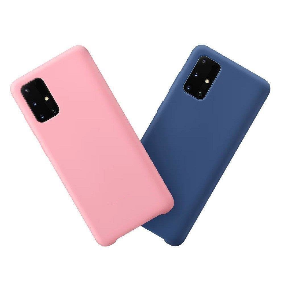 Silicone Case Soft Flexible Rubber Cover til Samsung Galaxy A72 4G sort