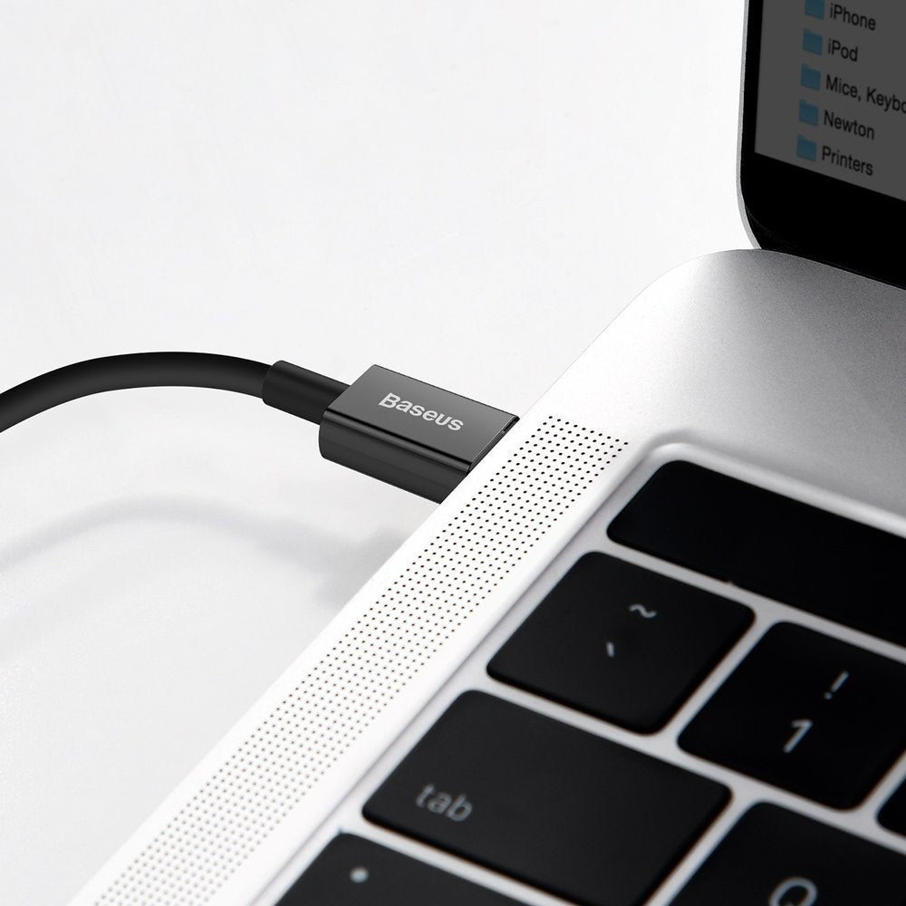 Baseus Superior Series USB-C / Lightning PD 20W 1 m kabel - sort
