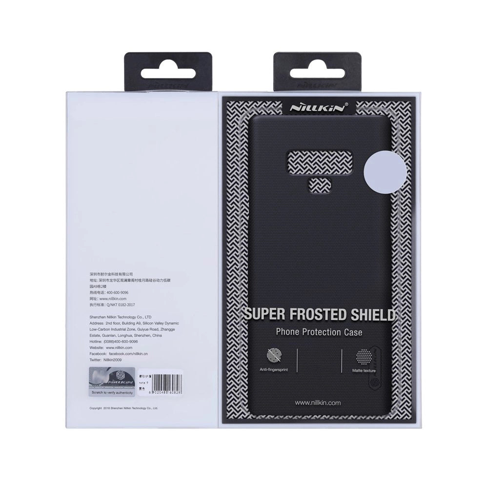 Nillkin Super Frosted Shield forstærket forside til Xiaomi Redmi Note 9T 5G sort
