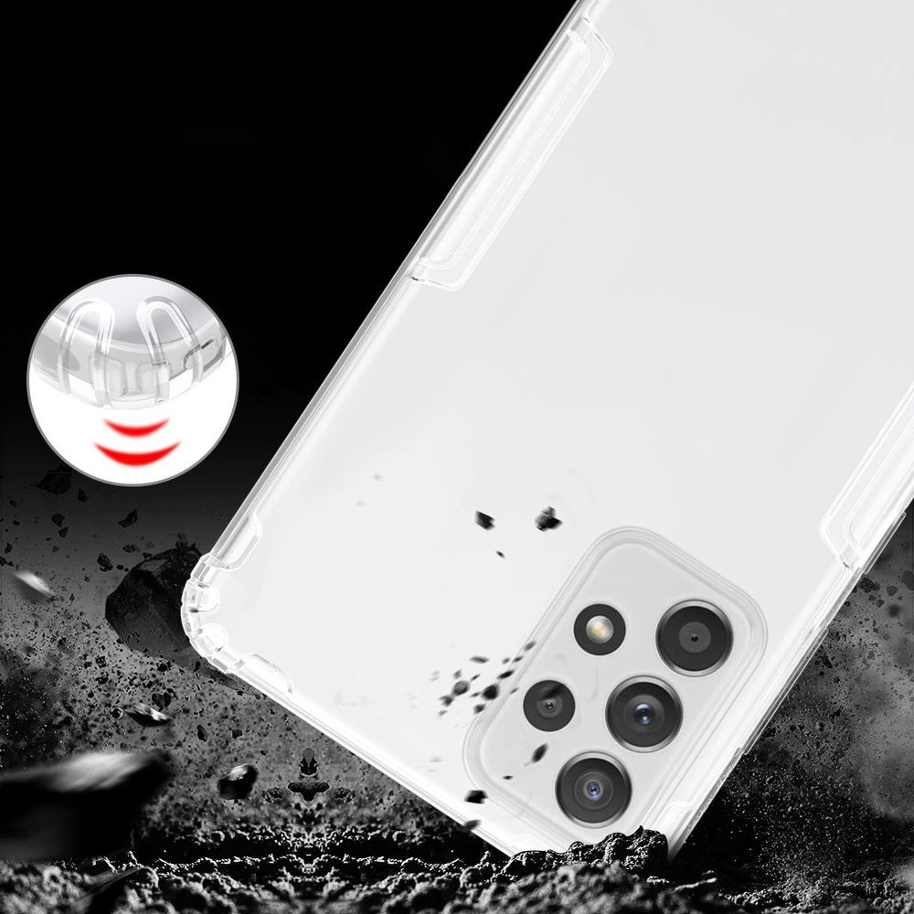 Nillkin Nature gel case ultra slim cover til Samsung Galaxy A72 4G gennemsigtig
