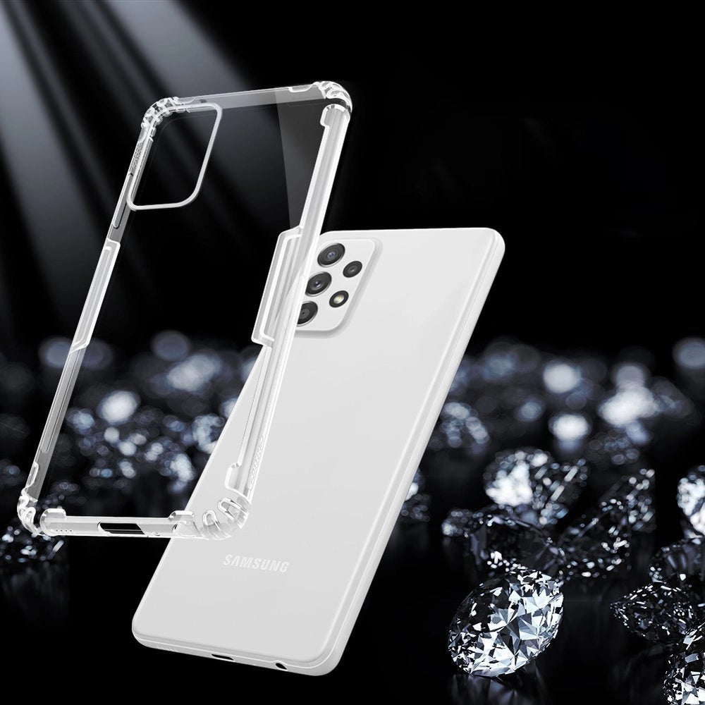 Nillkin Nature gel case ultra slim cover til Samsung Galaxy A72 4G gennemsigtig