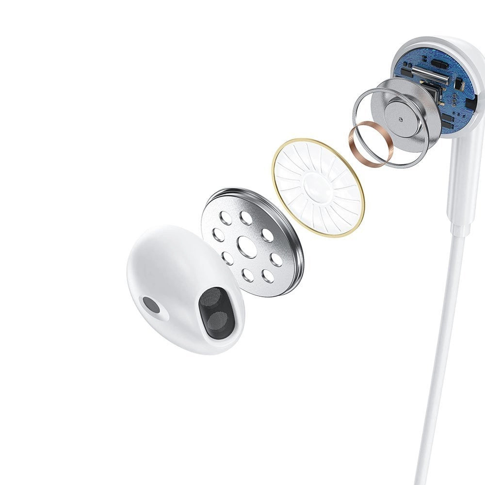 Dudao Magnetic Suction in-ear trådløse Bluetooth-hovedtelefoner hvid (U5B)