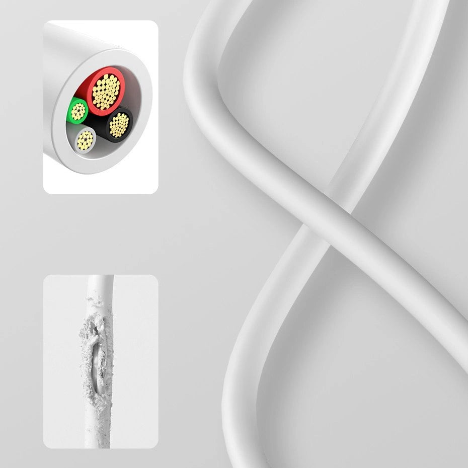 Baseus Superior 3in1 USB-kabel - Lightning / USB Type C / micro USB 3.5 A 1,5 m blå (CAMLTYS-03)