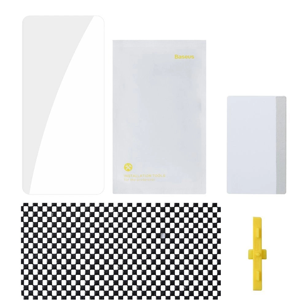 Baseus 2x fuldskærmsbeskyttelsesfilm 0,15 mm til Xiaomi Redmi K40 / K40 Pro / Poco F3 Transparent (SGMIK40-02)