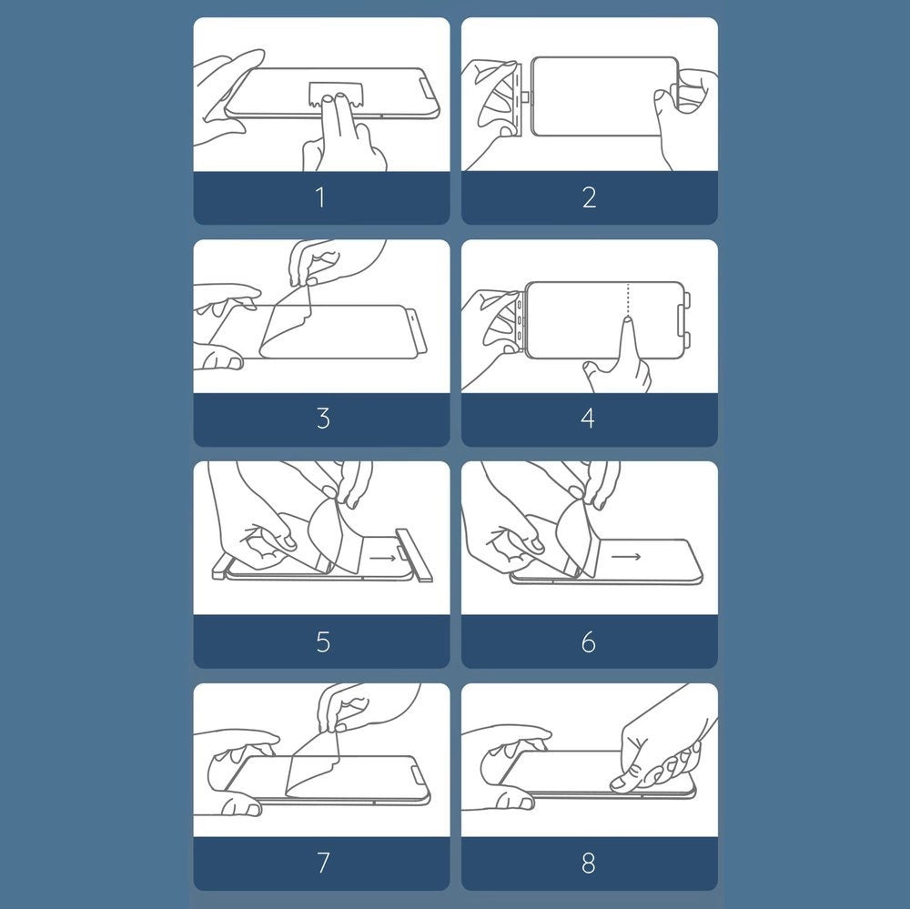 Baseus 2x fuldskærmsbeskyttelsesfilm 0,15 mm til Xiaomi Redmi K40 / K40 Pro / Poco F3 Transparent (SGMIK40-02)