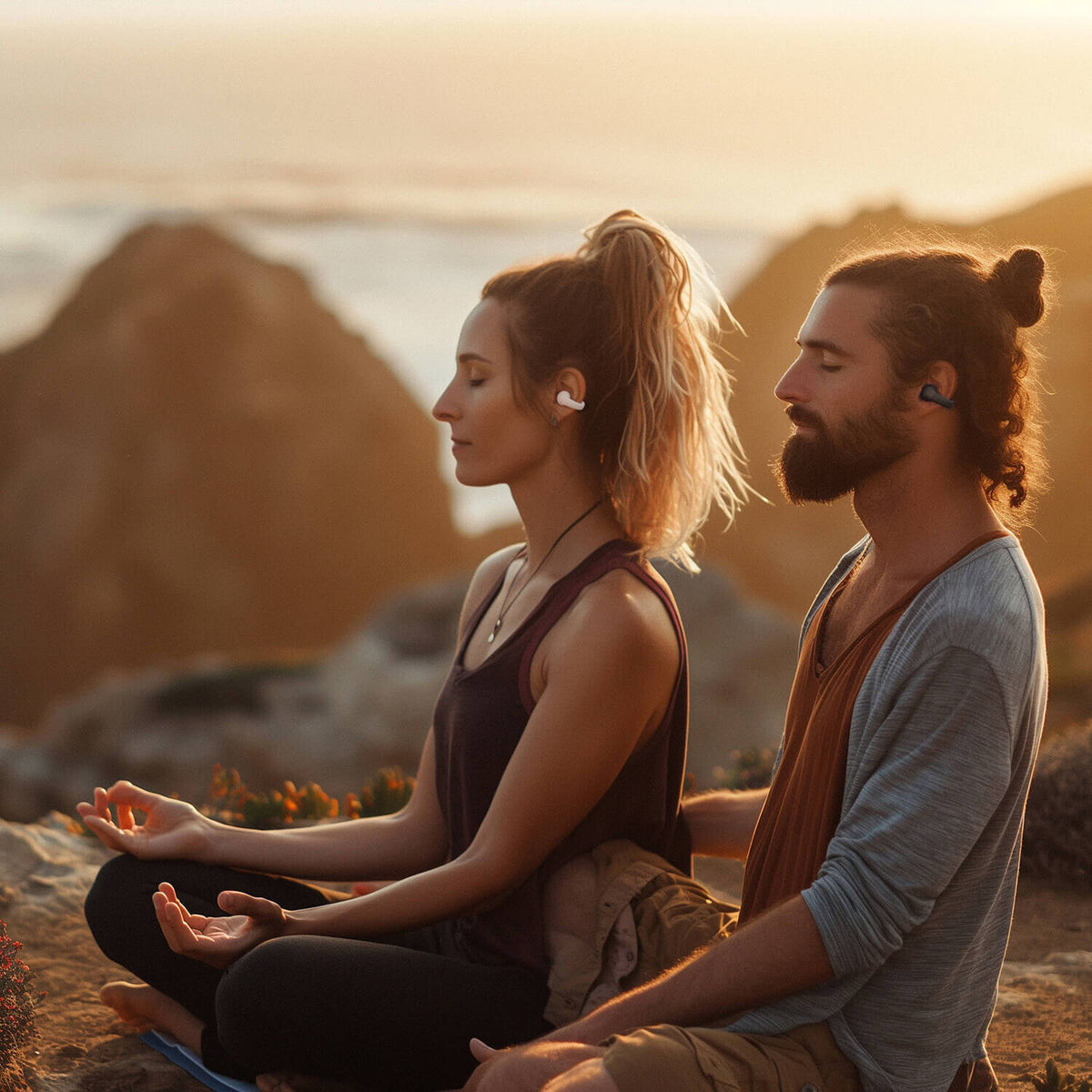 Happy Plugs Høretelefon Clip OWS True-Wireless Sort