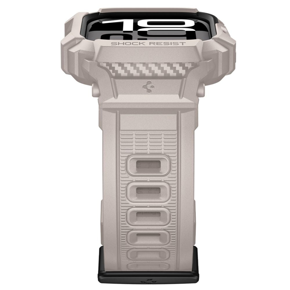 Spigen Rugged Armor ”Pro” V2 Apple Watch 10/11 (42 Mm) Dune Beige