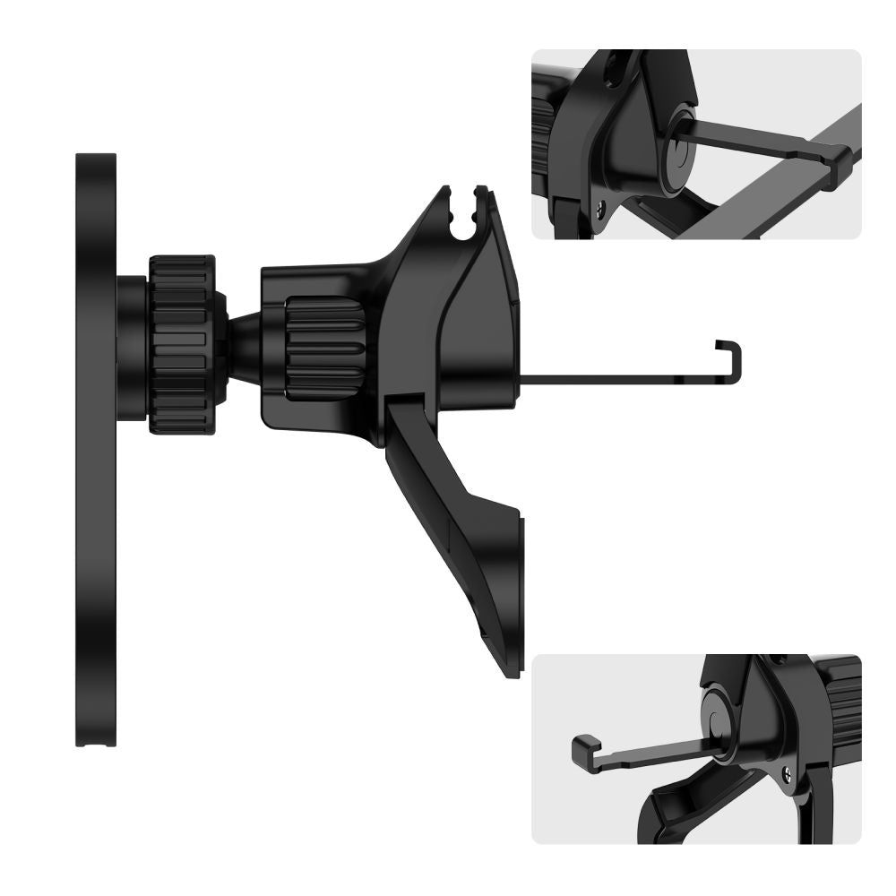 Tech Protect Mm15 W V6 Magnetisk Magsafe Stabil Ventilation Trådløs Opladder Til Bilholder 15 W Sort/Sort
