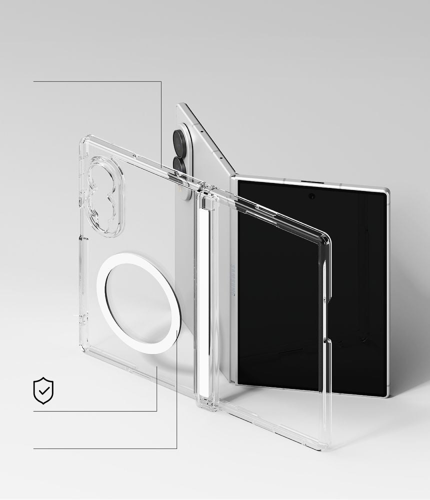 Ringke Fusion Flap Magnetisk Magsafe Galaxy Z Fold 8 Klar
