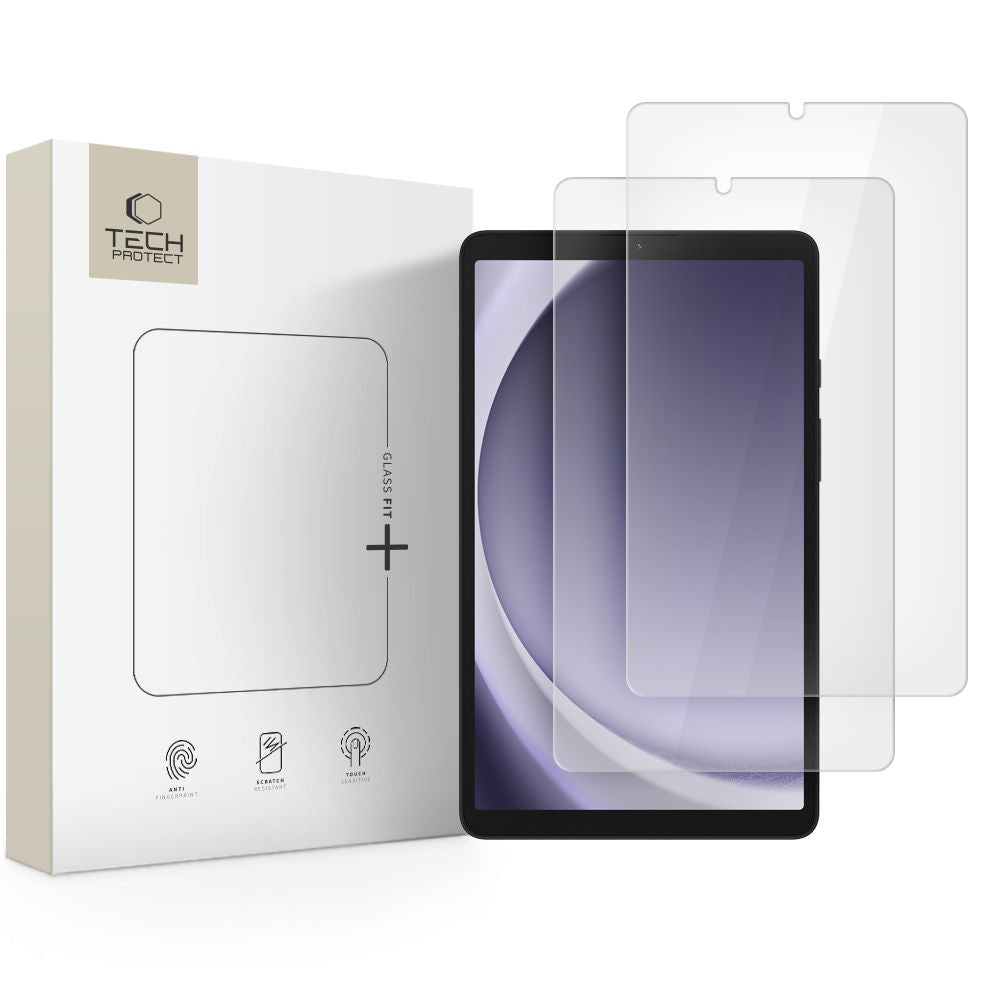 Hærdet Glas Tech Protect Glass Fit+ 2 Pack Galaxy Tab A9 / A11 8,7 X110 / X115 / X133 / X135 Clear