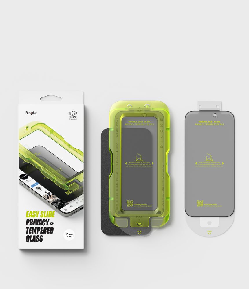 Privacyglas Ringke Easy Slide 2 Pack Iphone 18 Pro Privacy