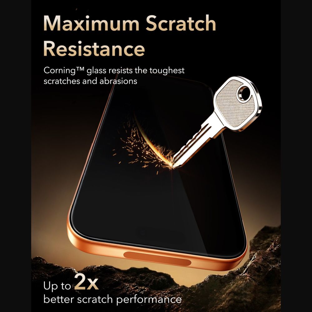 Hærdet Glas Esr Ultrafit Armorite Pro Hærdet Glas Iphone 17 Pro / 18 Pro Sort