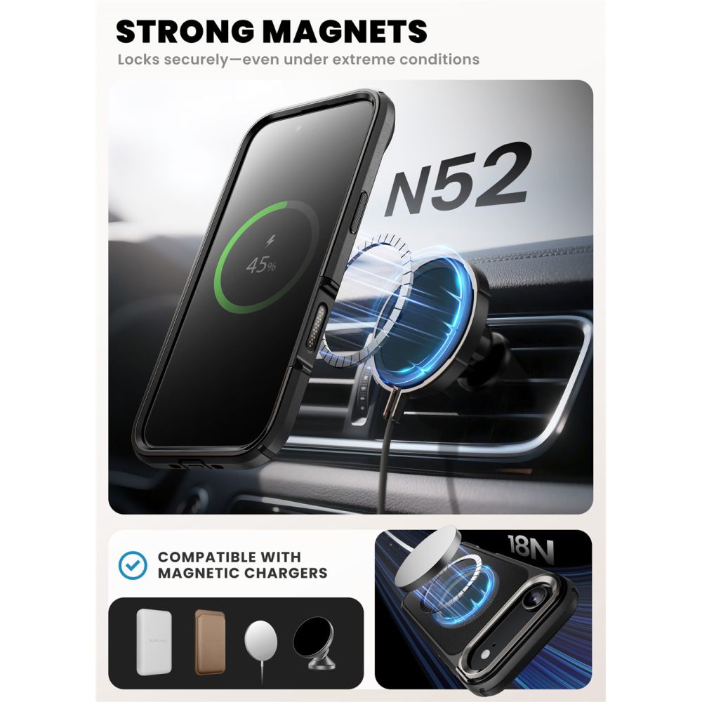 Supcase Iblsn Ares Flip Mag Magsafe Iphone Air Sort
