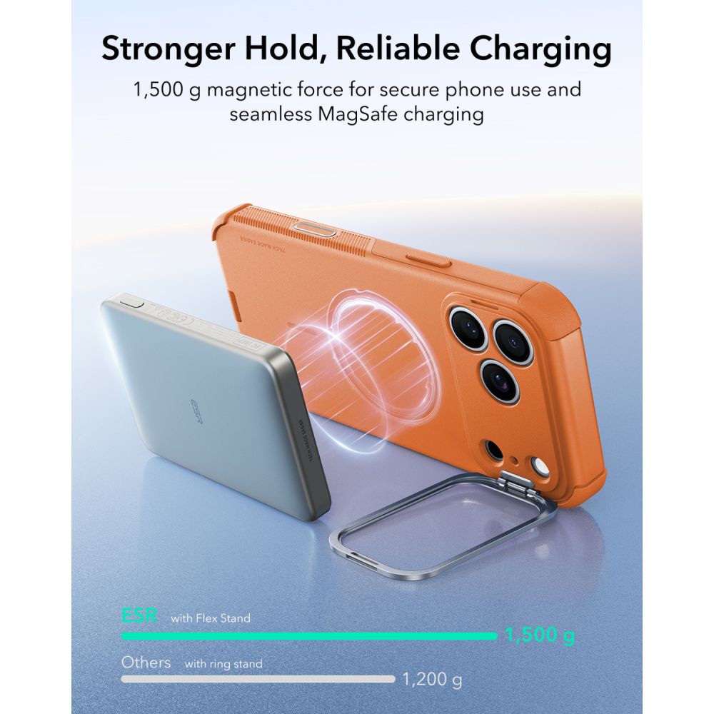 Esr Cyber Tough Støtte Magsafe Iphone 17 Pro / 18 Pro Orange