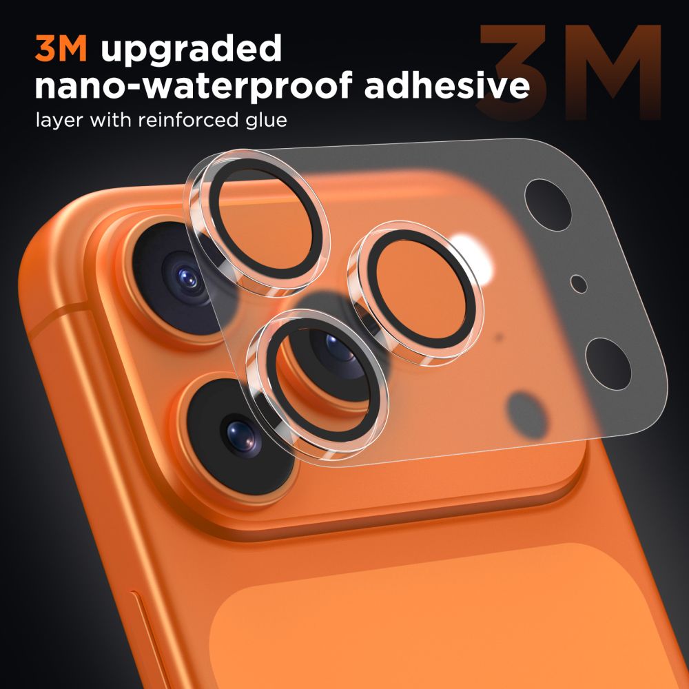 Kamera Beskyttelse Tech Protect Camfull Fit+ Iphone 17 Pro Mat Clear