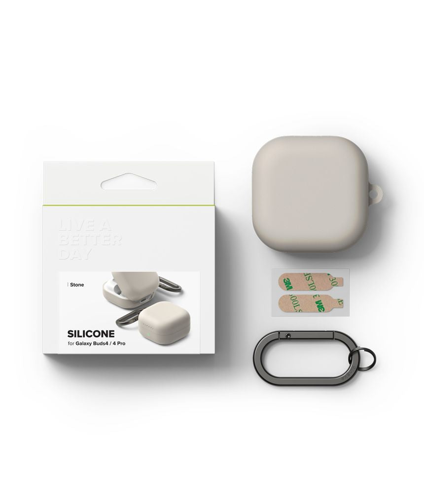 Silikone øretelefoner Til Samsung Galaxy Buds 4/4 Pro Stone