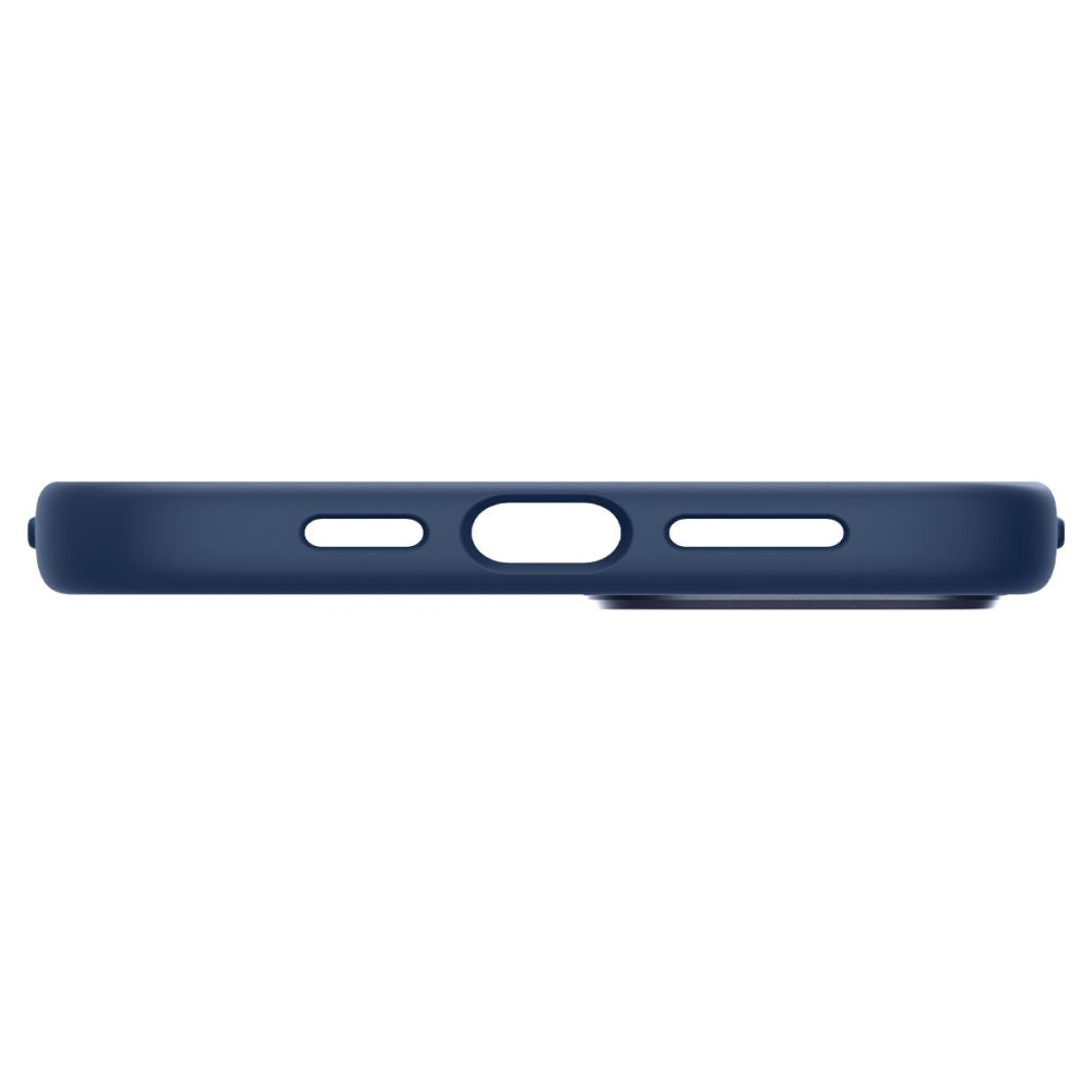 Spigen Silikone Fit Mag Magsafe Iphone 14 Plus / 15 Plus Navy Blå