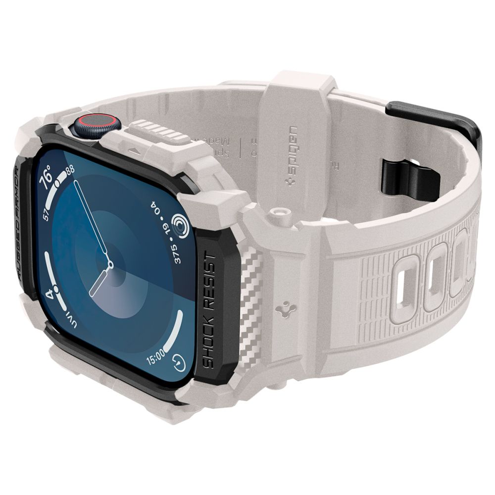 Spigen Rugged Armor ”Pro” Apple Watch 10/11 (46 Mm) Dune Beige