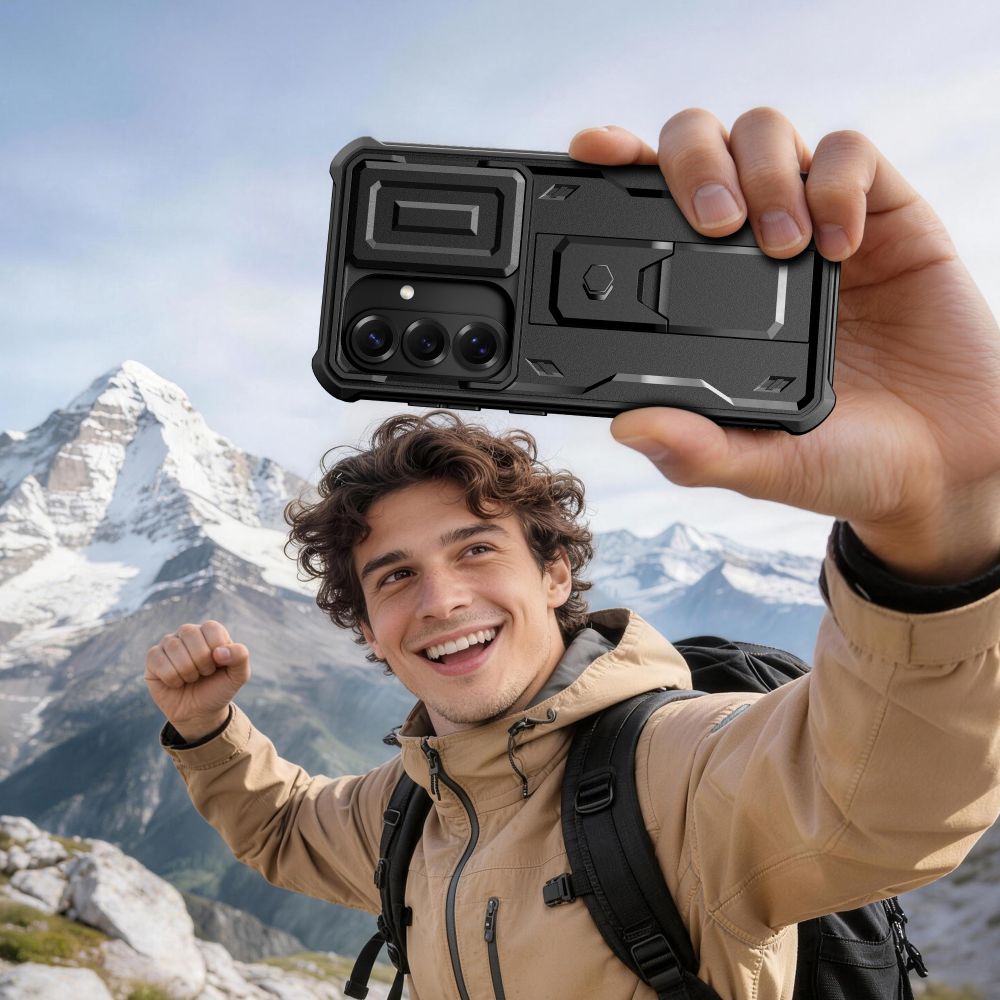 Tech Protect Kevlar Cam+ 2 Sæt Galaxy S26 Sort