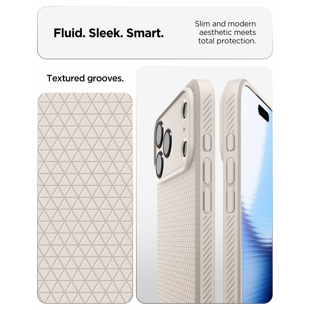 Spigen Liquid Air Iphone 17 Pro Max / 18 Pro Max Naturlig Titanium