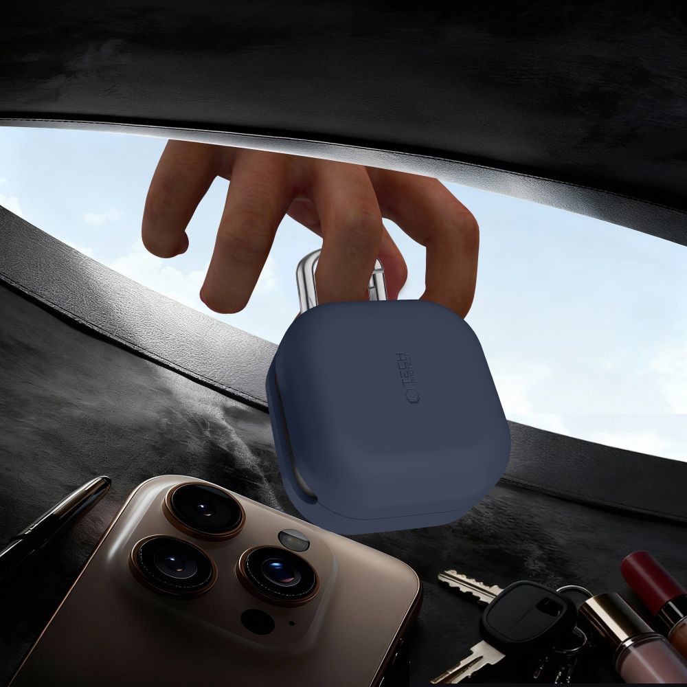 Tech Protect Silikonekrog Til Samsung Galaxy Buds 4/4 Pro Sort