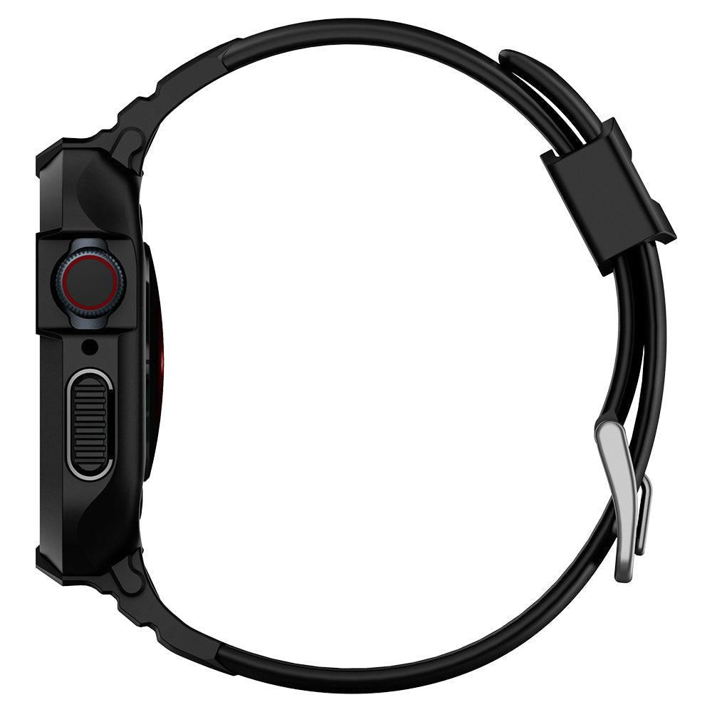 Spigen Rugged Armor ”Pro” Apple Watch 6 / 7 / 8 / 9 / Se 1 / 2 / 3 (44 / 45 Mm) Sort