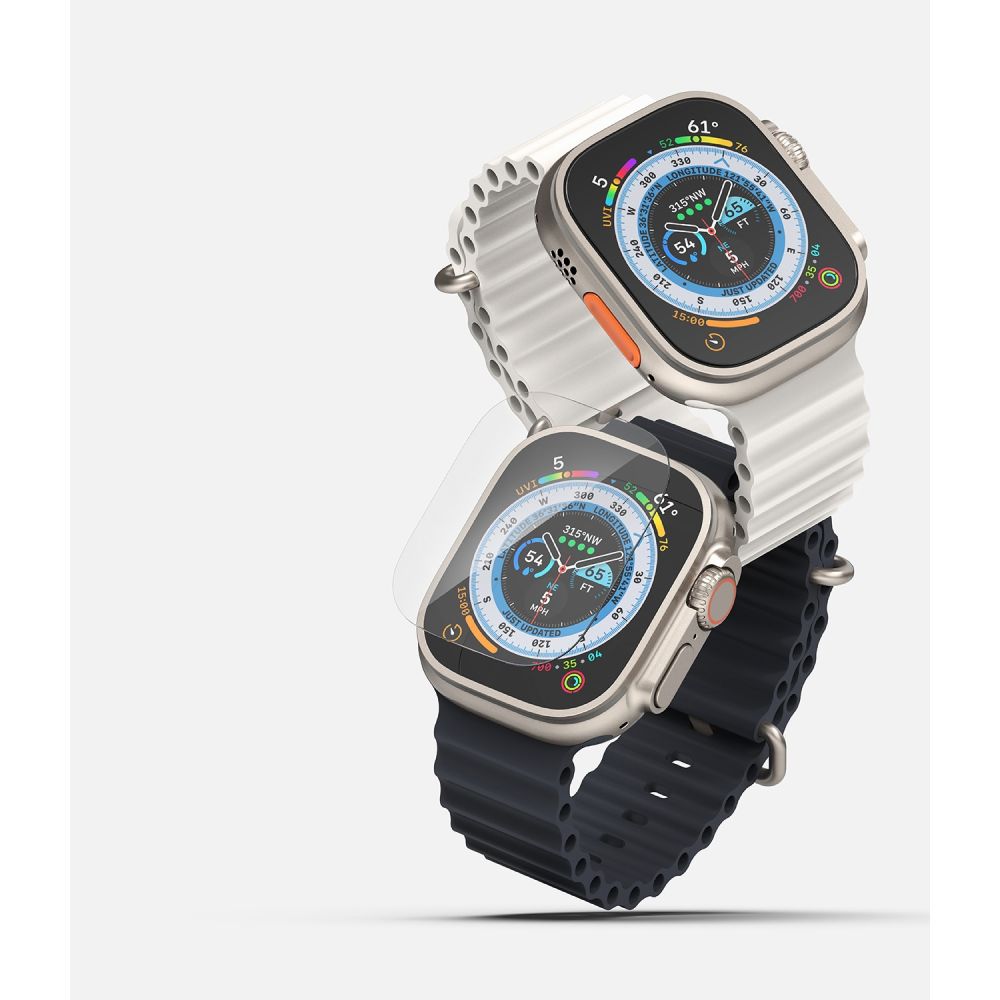 Hærdet Glas Ringke Id Fc Glas 4 Pack Apple Watch Ultra 1/2/3/4 (49 Mm) Klar