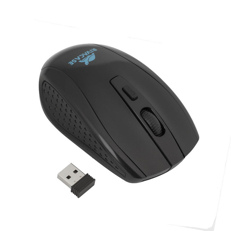Rivacase 8038 + WIRELESS MOUSE 39,6 cm (15.6") Mappe Sort