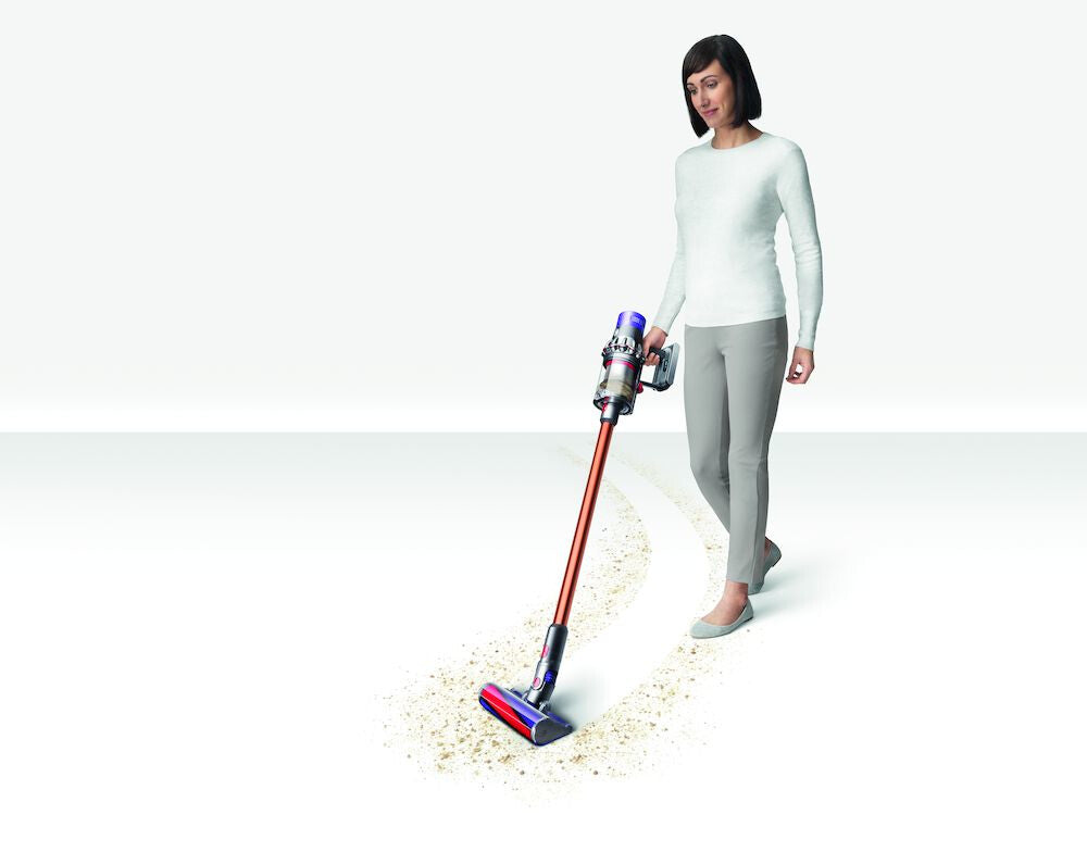 Dyson Cyclone V10 Absolute 2-i-1 stangstøvsuger Batteri Dry Poseløs Kobberfarve, Nikkel