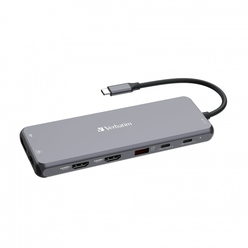 Verbatim CMH-13 USB Type-C 10000 Mbit/s Sølv