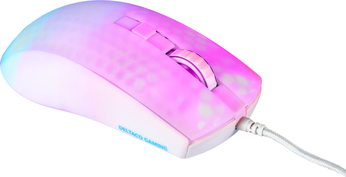 Deltaco Gaming WM87 ultralight mouse, white