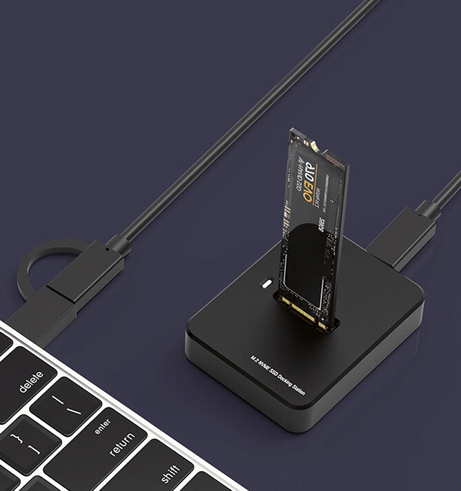 Gembird DD-U3M2 drev dockingstation USB 3.2 Gen 1 (3.1 Gen 1) Type-C Sort