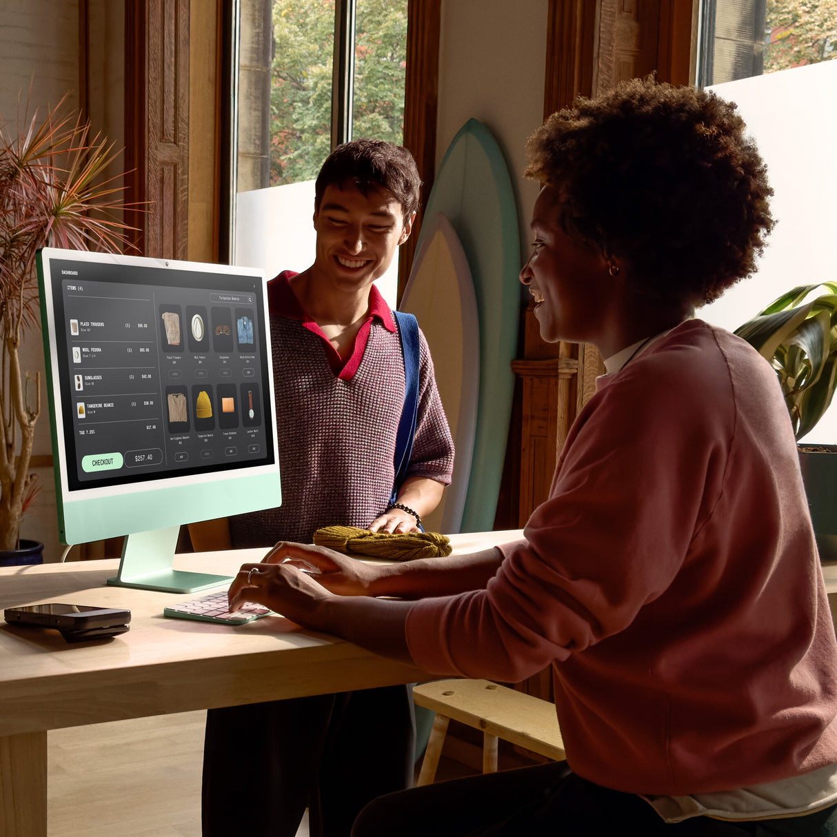 Apple iMac Apple M M4 59,7 cm (23.5") 4480 x 2520 pixel All-in-One PC 16 GB 512 GB SSD macOS Sequoia Wi-Fi 6E (802.11ax) Sølv