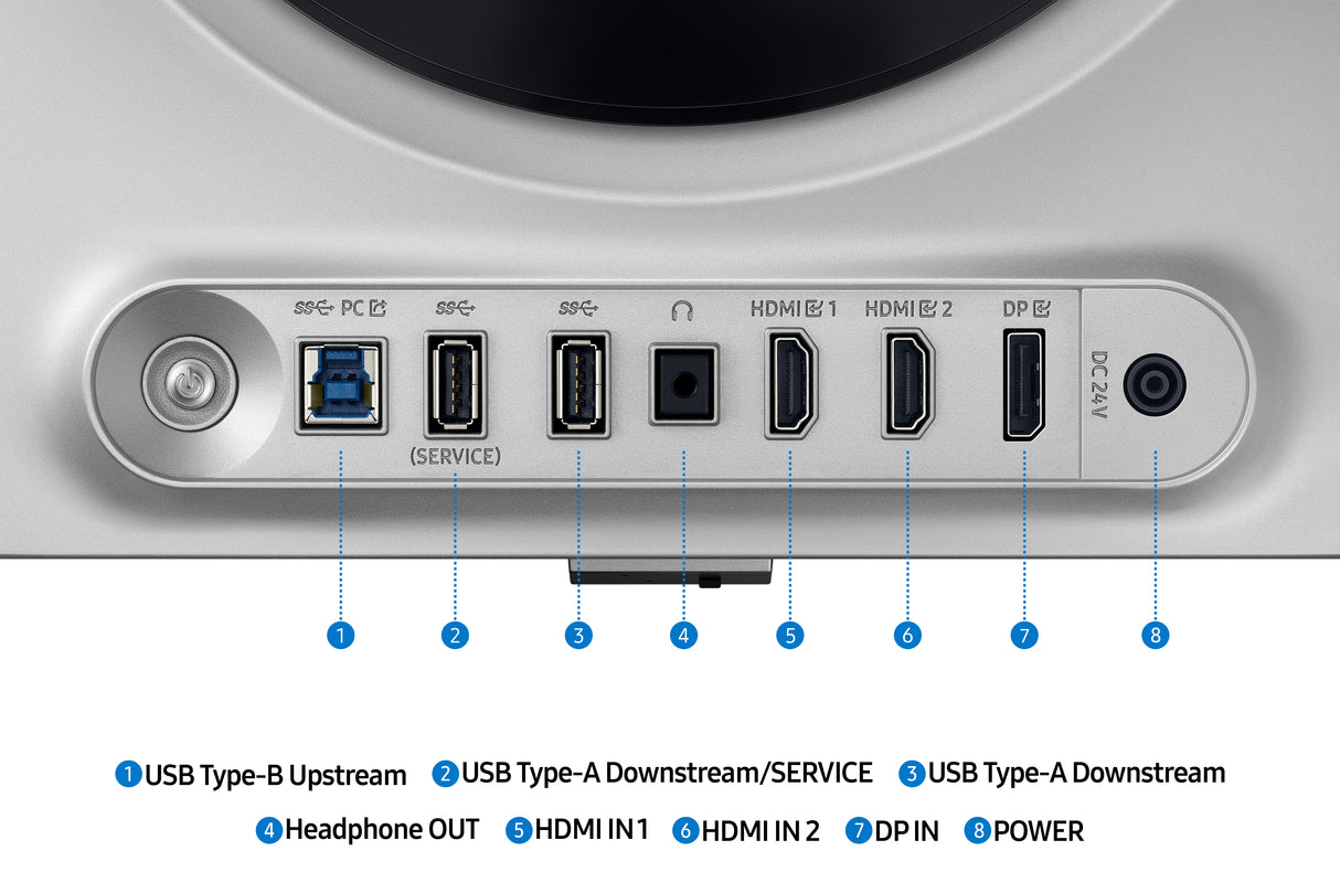 Samsung S27DG610SU computerskærm 68,6 cm (27") 2560 x 1440 pixel Quad HD OLED Sølv