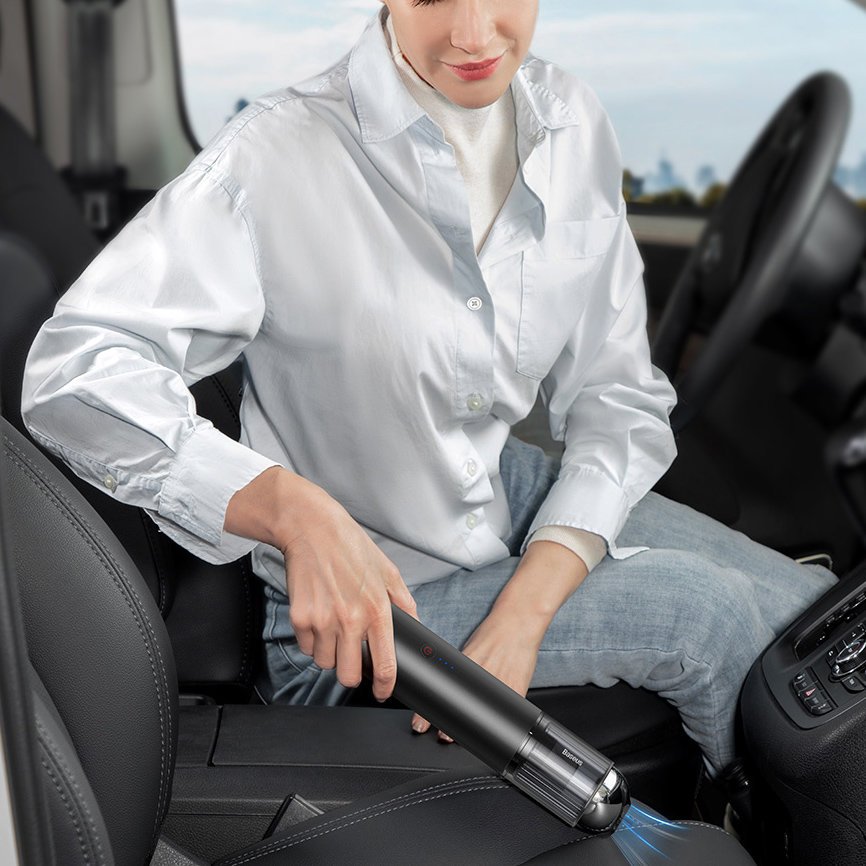 Baseus A3 trådløs bilstøvsuger 135 W 15000 Pa sort (CRXCQA3-0A)