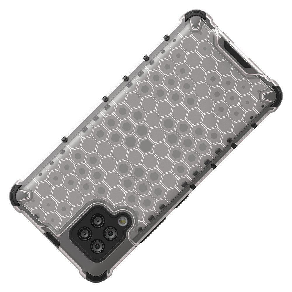 Honeycomb Case armor cover med TPU Bumper til Samsung Galaxy A42 5G rød