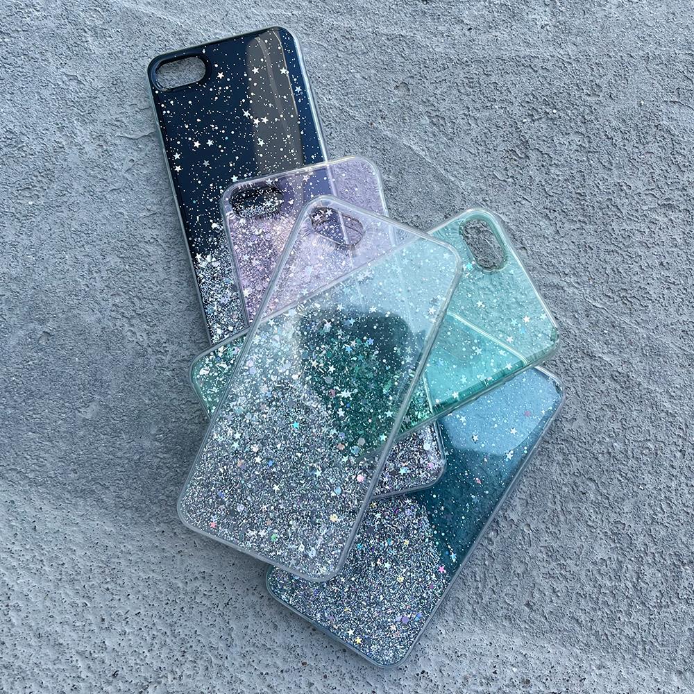 Wozinsky Star Glitter Shining Cover til Xiaomi Redmi Note 9T 5G sort