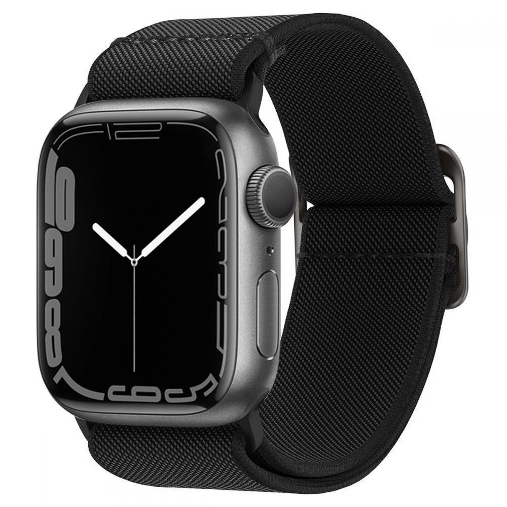 Spigen Fit Lite Strap til Apple Watch 4/5/6/7/8/9/SE/Ultra (42/44/45/49 mm) - sort
