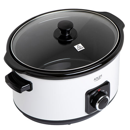 Adler AD 6413W gryde 5,8 L 290 W Hvid, Sort