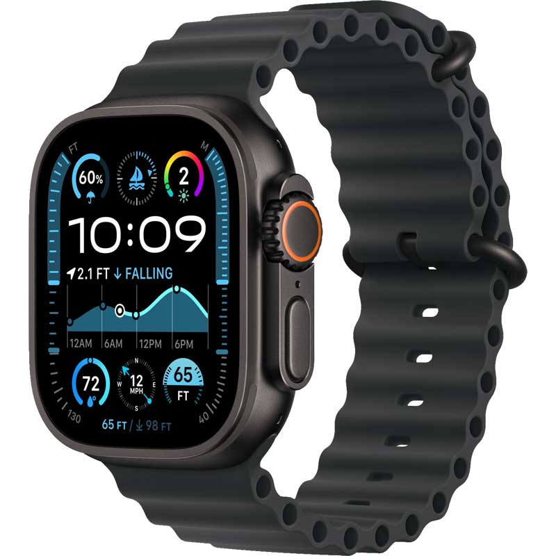 Apple Watch Ultra 2 49mm Black Titan Case Black Ocean Band EU